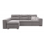 Угловой левосторонний диван Andro Ismart Cool Grey 289х190 см Серый 286PCGL Ровно