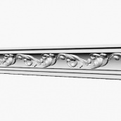 Потолочный плинтус GP-15 из полистирола декоративный багет 78х78 мм