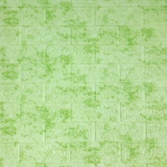 Самоклеящиеся декоративные 3D панели кирпич мрамор зеленый 700x770 мм Хмельницкий