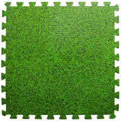 Модульное напольное покрытие 600x600x10 мм зеленая трава Бердичев