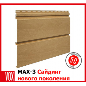 Сайдинг VOX System MAX-3 дуб панель 3,85x0,25 0,96 м2