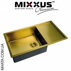 Кухонная мойка Mixxus MX7844-200x1.2-PVD-GOLD Харків