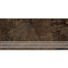 Керамогранитная плитка для ступеней Cersanit Lukas Brown Steptread 29,8х59,8 см Чернівці