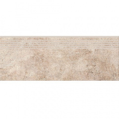 Керамогранитная плитка для ступеней Cersanit Lukas Beige Steptread 29,8х59,8 см Дніпро
