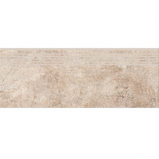 Керамогранитная плитка для ступеней Cersanit Lukas Beige Steptread 29,8х59,8 см