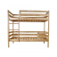 Двухъярусная кровать Babyson-3 детская 80x190 см деревянная лаковая Тернополь