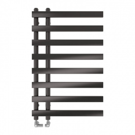 Дизайнерский полотенцесушитель IDEALE AURORA 11 8/800/500 матовый черный никель