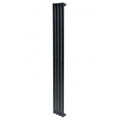 Вертикальный дизайнерский радиатор ARTTIDESIGN Rimini 4/1800 чёрный мат Ужгород