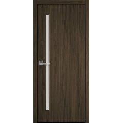Полотно дверне "ГЛОРІЯ" кедр 3D 200x70 см +скло Гайсин