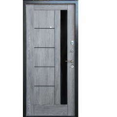 Двері вхідні MAGDA Т4,01 (R021) 96см єко дуб шато - 605 (З ТЕРМОРОЗРИВОМ) ПРАВІ (ГРЕТА) Винница
