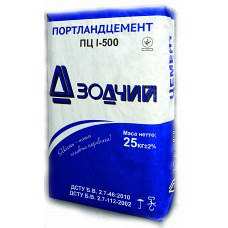 Цемент ЗОДЧИЙ ПЦI М500/25кг (марка D0) 1,5т/пал