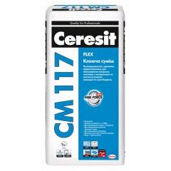 Клей для плитки CERESIT СМ 117 Flexible (Еластичний) 25 кг Вінниця