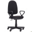 Офісне крісло Комфорт АМФ-Нью чорне на коліщатках для персоналу Тернопіль