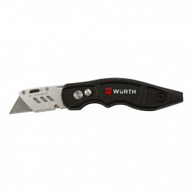 Нож карманный Wurth с битодержателем и съемником изоляции (071566515)