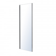 EGER LEXO стенка боковая 80x195см для комплектации с дверью прозрачное стекло 6мм хром Сумы