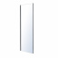 EGER LEXO стенка боковая 80x195см для комплектации с дверью прозрачное стекло 6мм хром Еланец
