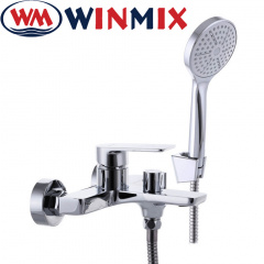 Смеситель для ванны короткий нос Winmix Premium Albert Euro (Chr-009), Польша Хмельницький