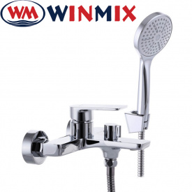 Смеситель для ванны короткий нос Winmix Premium Albert Euro (Chr-009), Польша