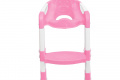 Накладка на унитаз с лесенкой 2 в 1 Baby Assistant DA6815 Розовый с белым