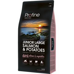 Сухой корм д/щенков и юниоров крупных пород Profine Junior Salmon Potatoes 15 кг Чернігів