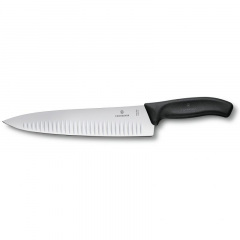 Кухонный нож для нарезки Victorinox Swiss Classic Carving 25 см Черный (6.8023.25B) Дніпро