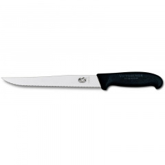 Кухонный нож для нарезки Victorinox Fibrox Carving 20 см Черный (5.2833.20) Киев
