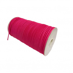 Шнурок-резинка круглый Luxyart 3 мм 500 м Розовый (Р3-8) Дніпро