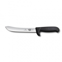 Кухонный нож Victorinox Fibrox Butcher лезвие 18 см Черный (5.7603.18L) Бердичев