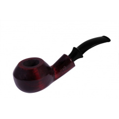 Курительная трубка B&B 1.8 x 2.2 см Черная с коричневым (BB027) Камень-Каширский