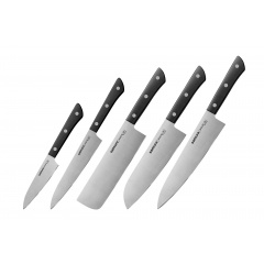 Набор из 5 кухонных ножей Samura Harakiri (SHR-0250B) Луцк