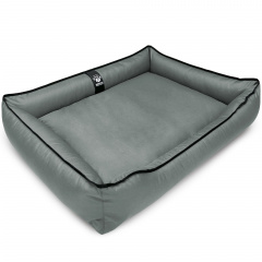 Лежак для собак всех пород EGO Bosyak Waterproof L 90х75 Cерый (спальное место для больших собак) Хмельницкий