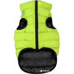 Двусторонняя курточка для больших собак Airy Vest L 55 Салатово-черная (2570) Чорноморськ
