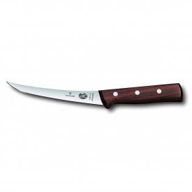 Нож кухонный обвалочный Узкий гибкий изогнутый Victorinox Boning Knife Wood 150 мм (5.6616.15)