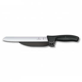 Кухонный нож Victorinox SwissClassic DUX лезвие 21 см Черный (6.8663.21)