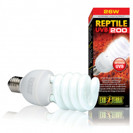 Компактная люминесцентная лампа Exo Terra REPTILE UVB 200/26W E27 (15561223416)