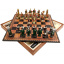 Набор из 3 игр шахматы нарды шашки ITALFAMA Римляне против варваров 36 х 36 см (1993219MAP) Київ