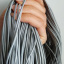 Шнурок-резинка круглый Luxyart диаметр 2 мм, серый, 500 метров (Р2-515) Дніпро