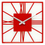 Настенные Часы Glozis New York 35х35 см Красный (B-025) Луцк