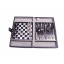 Дорожный набор в кожаном кейсе Duke Шахматы шашки нарды (SG1150) Мелітополь
