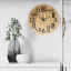 Часы деревянные Moku Kyoto 38 x 38 см Коричневый Одеса
