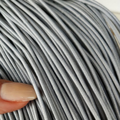 Шнурок-резинка круглый Luxyart диаметр 3 мм 200 метров Серый (Р3-215) Черкаси