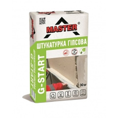 Стартовая штукатурка для внутренних работ на основе гипса MASTER G-Start 30 кг Васильків