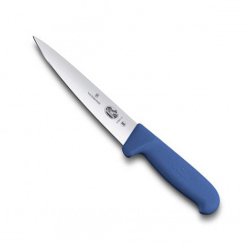 Кухонный нож мясника Victorinox Fibrox Sticking 14 см Синий (5.5602.14)