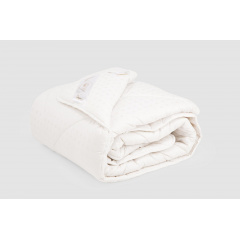 Одеяло IGLEN из овечьей шерсти в тике Летнее 160х215 см Светло-розовый (160215611) Надвірна