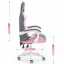 Комп'ютерне крісло Hell's Rainbow Pink-Gray тканина Черновцы