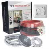 Комплект кабельна тепла підлога в стяжку 1,5м2(12,5 мп) 225 ват Felix FX18 Premium гріючий кабель