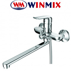 Смеситель для ванны длинный нос Winmix Premium Medea EURO (Chr-006), Польша Тернопіль