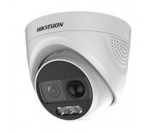 HD-TVI відеокамера 2 Мп Hikvision DS-2CE72DFT-PIRXOF (3.6 мм) ColorVu з PIR датчиком та сиреною для системи відеоспостереження