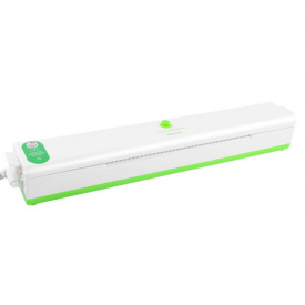 Вакууматор для продуктів Stenson TL00160 34х5,5х4,5 см білий з зеленим
