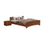 Двуспальная кровать Estella Венеция 160х200 см деревянная в цвете ольха Ужгород